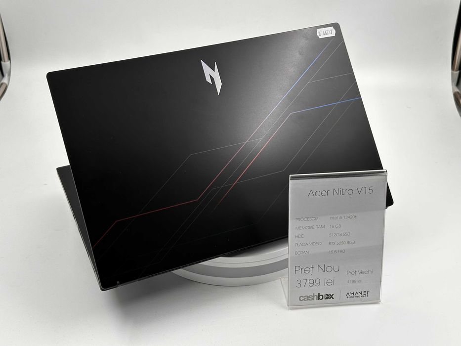 Acer Nitro V15 i5 13420H 16GB SSD512 RTX 5050 Garantie 24 luni CashBox
