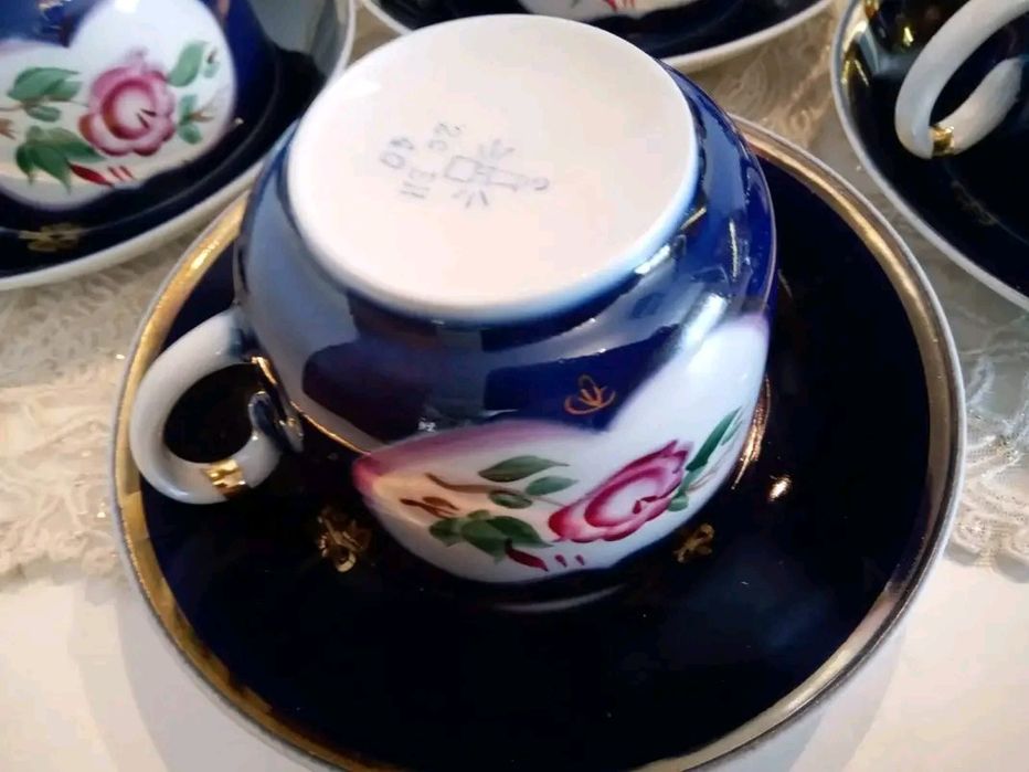 Руски порцелан. Сервиз за чай