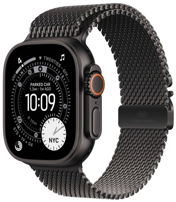 Apple Watch Ultra 3 Cellular 49mm — Black Titanium / Milanese — НОВ, запечатан