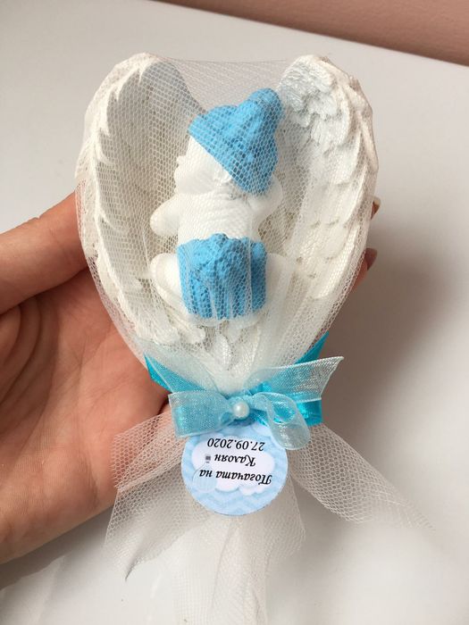 Подаръци за гости, подаръчета за кръщене, погача, рожден ден, гипсови