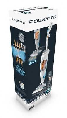 Aspirator vertical cu abur Rowenta Clean & Steam, 1700 W, Reglare abur