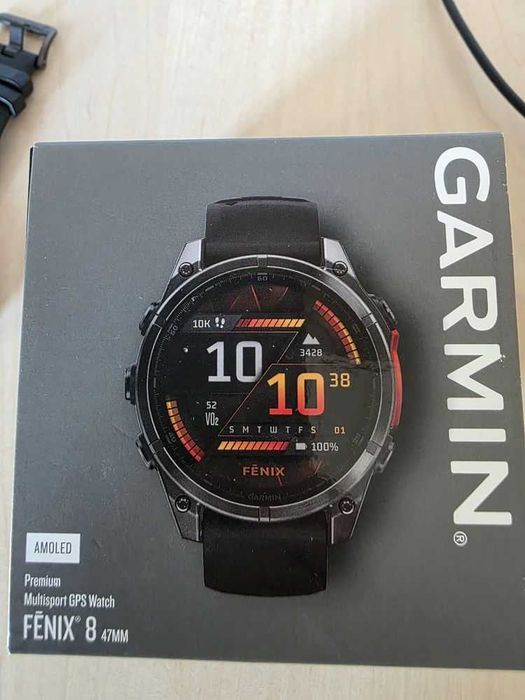 Garmin Fenix 8 AMOLED 47mm – Titanium – Ca nou / Impecabil