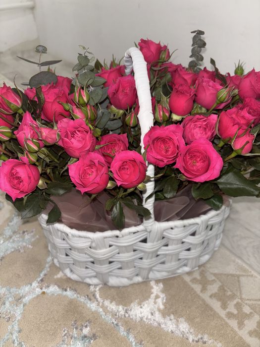 Букет Цветы в корзине