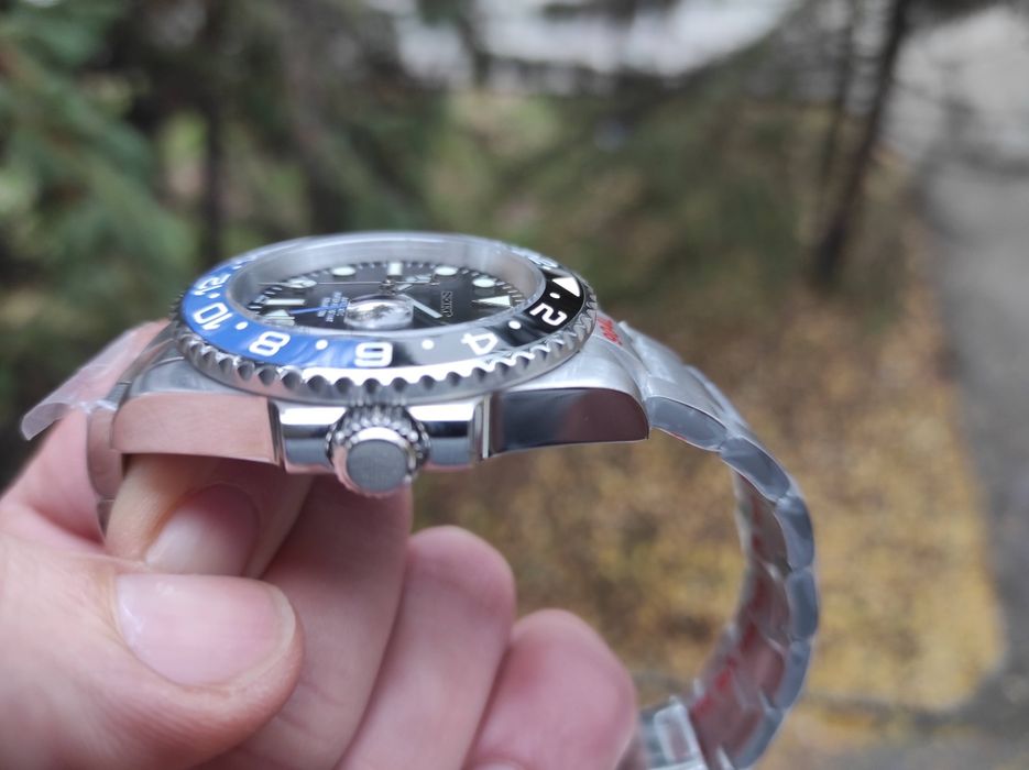 Seiko GMT mod  Сейко Batman