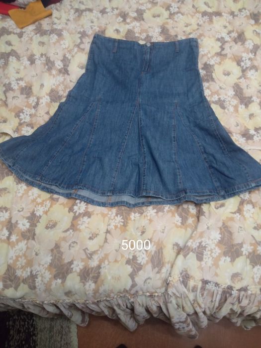 Юбки разные ЭКО кожа и ждинса