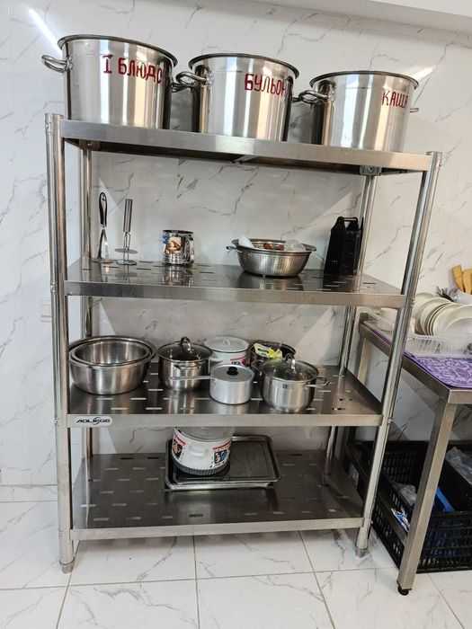 Кухонные столы из нержавейки