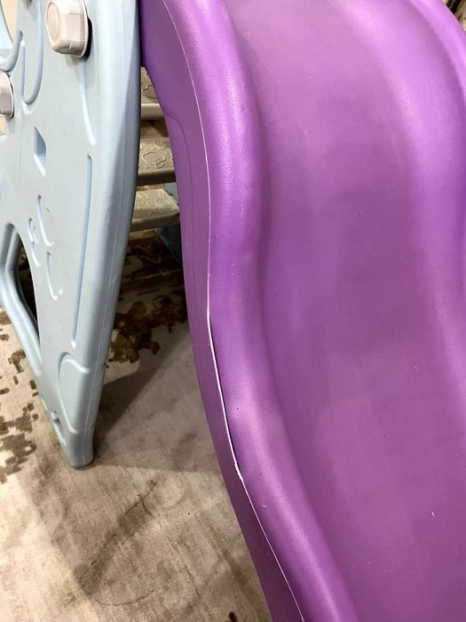 Детская горка. Фиолетовая