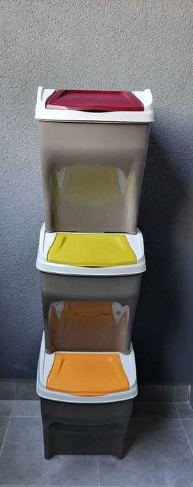 set de 3 cosuri de gunoi