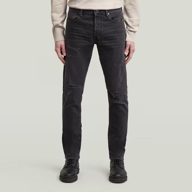 Оригинални дънки G-Star Raw 3301 Slim W33 W34 W36 W38 нови мъжки черни сиви