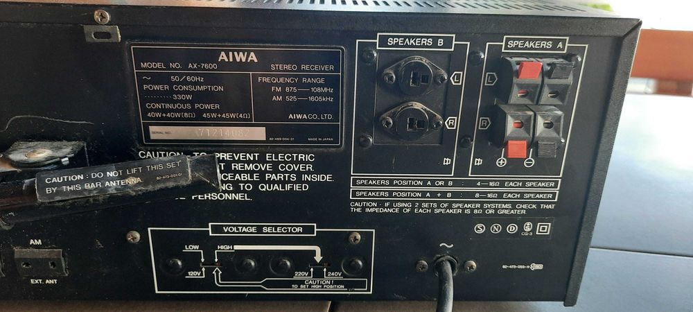 Aiwa AX-7600 stereo receiver