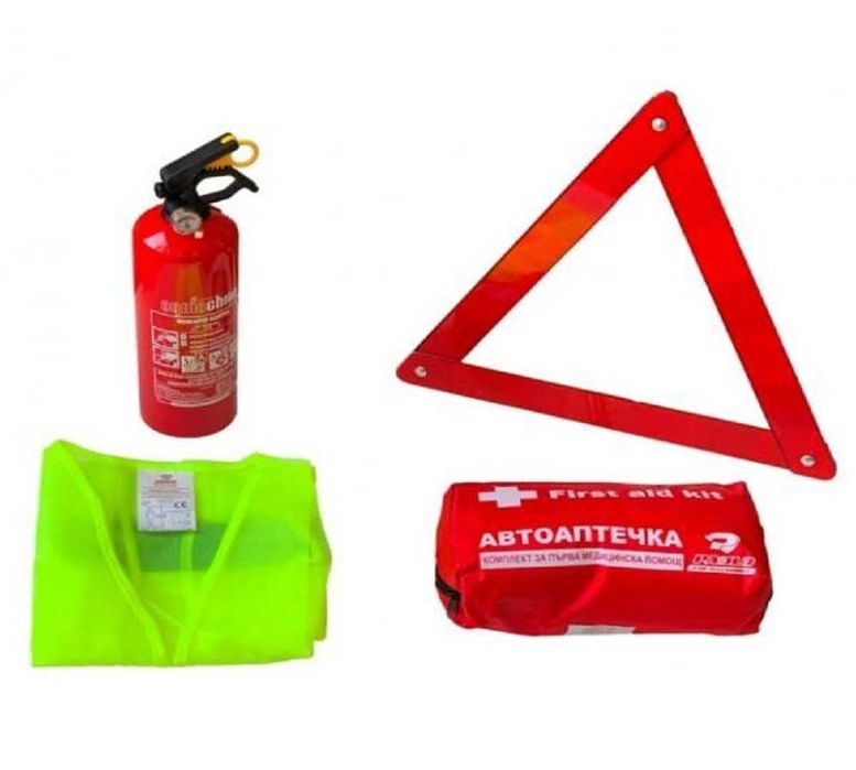 Авариен комплект за автомобил по БДС стандарт.