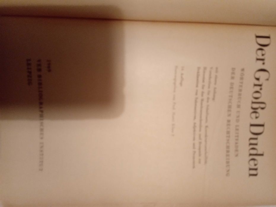 Голям правописен речник на немския език-1969г.