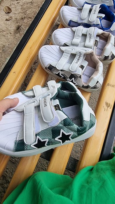 Новый Кеды кроссовки 30 размер зелёный рангибор