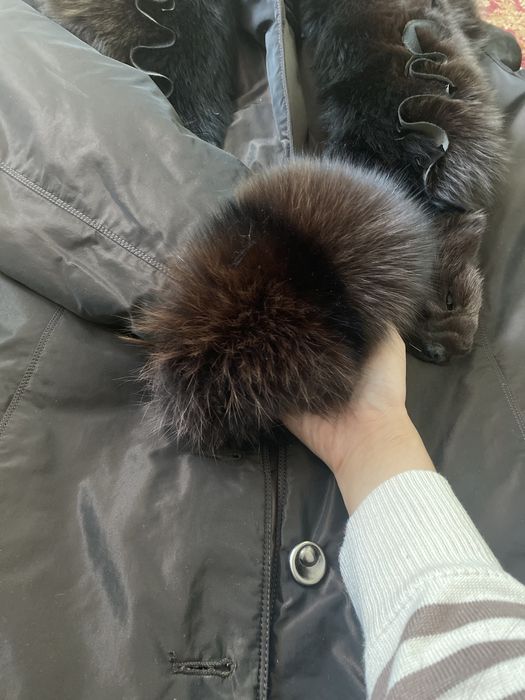 Пальто с мехом