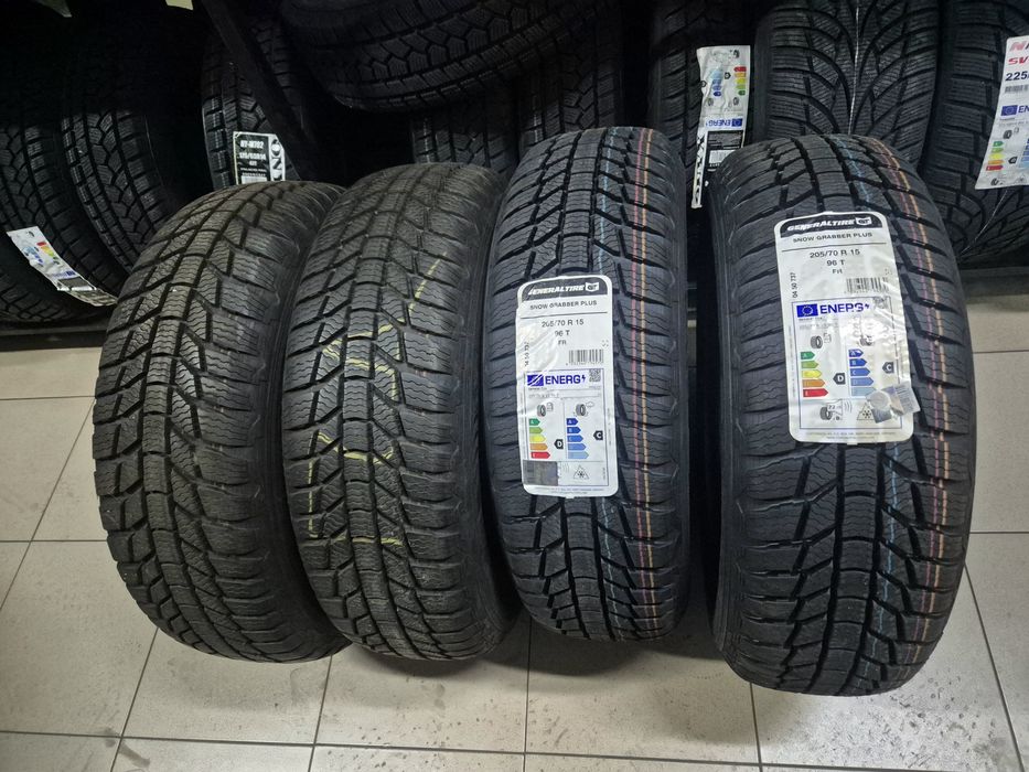 4бр Зимни Джипови Гуми 205/70/15 96T General 25г. 2 те  Чисто Нови