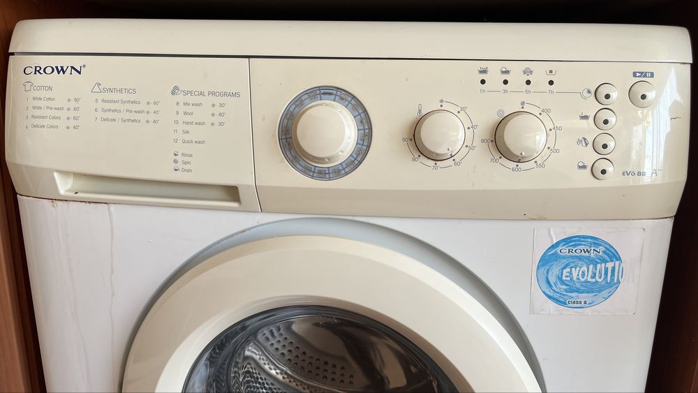Работеща пералня Crown