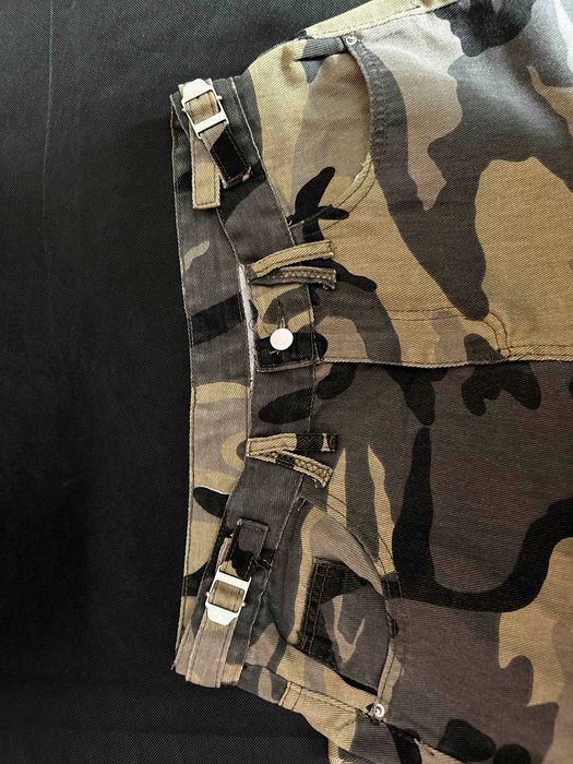 Дамски карго панталон - розов камуфлаж pink camo cargo pants M/L