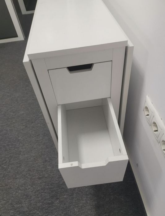 Masă pliabilă ptr bucătărie cu 2 sertare in laterale