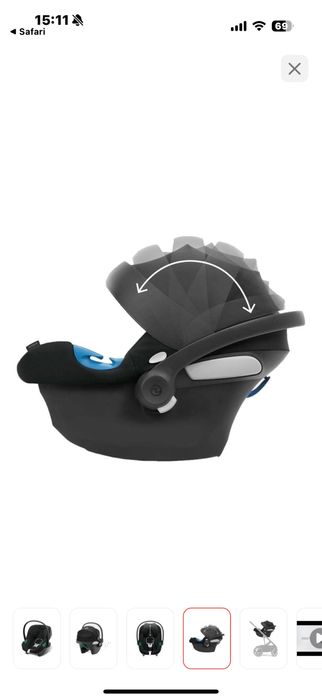 Продаю автолюльку Cybex Aton B2 i-Size 0+