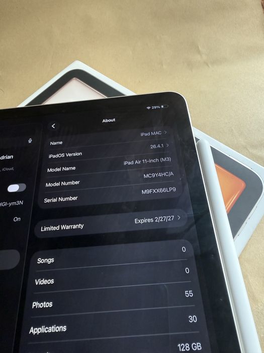 iPad Air M3 - Nou