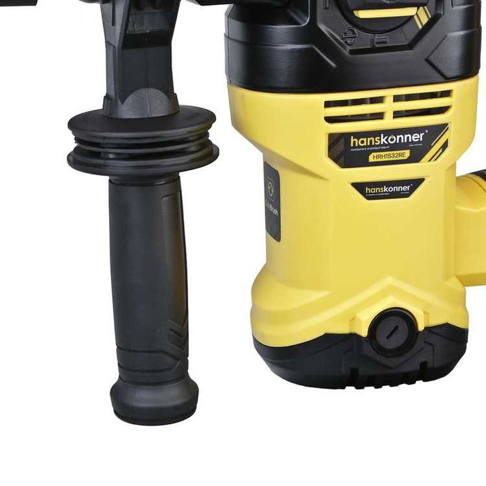 Перфоратор SDS Plus Hanskonner 1500Вт, 6Дж,4500Уд.м ONETWIST 3 Режима.