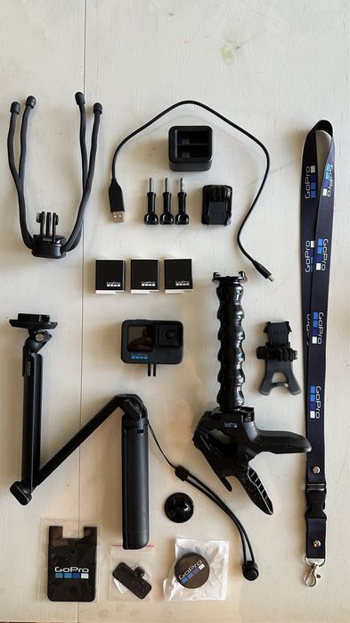 GoPro HERO 12 экшн камера, полный набор, пользовалась 3 раза