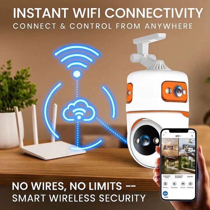 Умная WiFi камера видеонаблюдения для дома и офиса Доставка есть!