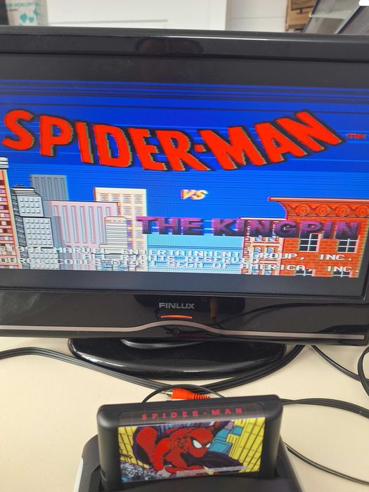 Spider Man The Kingpin caseta discheta clasica Sega Mega Drive Genesis