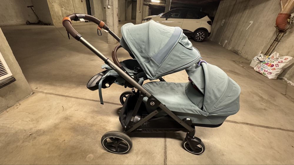 Cybex gazelle s количка за породени и car seat Cybex cloud z