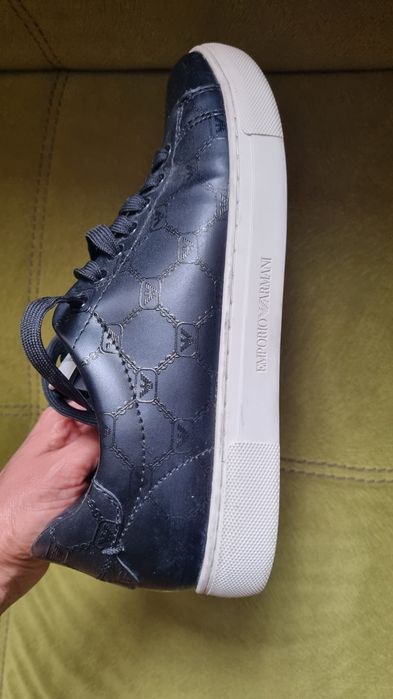 Emporio ARMANI черни дамски обувки/ сникърси, размер 38