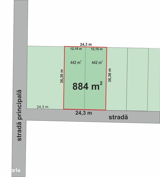 884 mp intravilan în Sibiu zona Dealul Sibiului | Direct proprietar