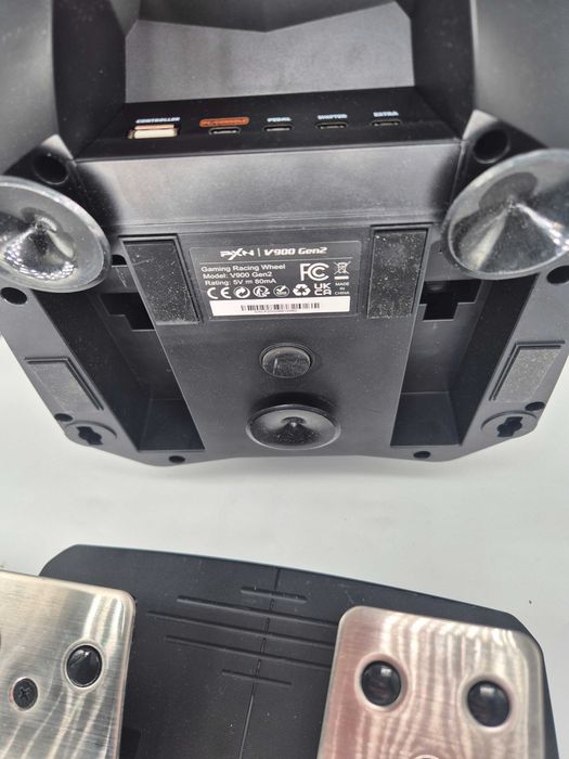 Volan Gaming PXN V900 Gen2, Pedale incluse, Rotație 270/900°, Multi-platformă - Grad FB