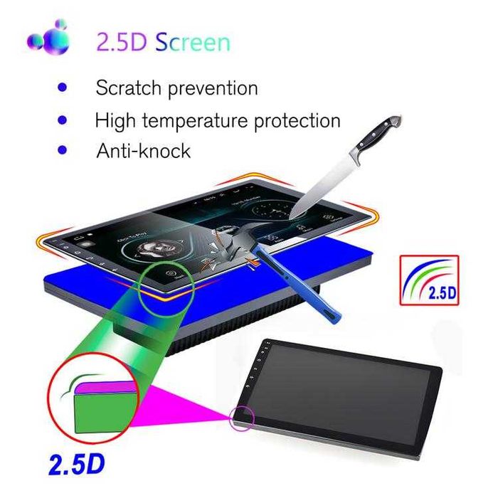 GPS навигация 7", Wi-FI, Android 11 , 7216 Double Din, Мултимедия 2DIN