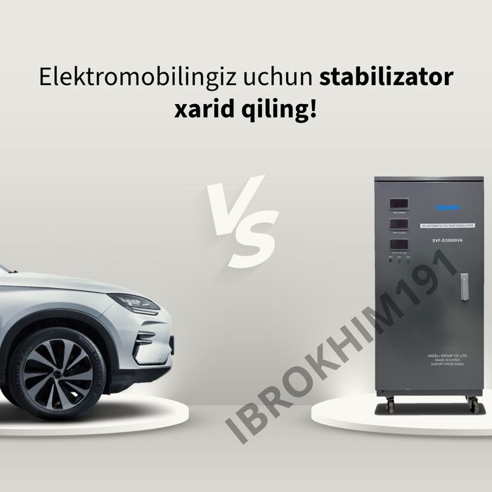 Andeli stabilizator 30.000VA Orginal 1 yil kafolat