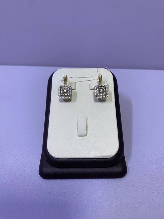 Золотые  серьги / СТ 869017
