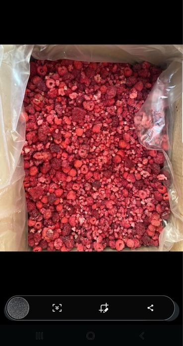 Замороженная малина смородина клубника оптом из Киргизии