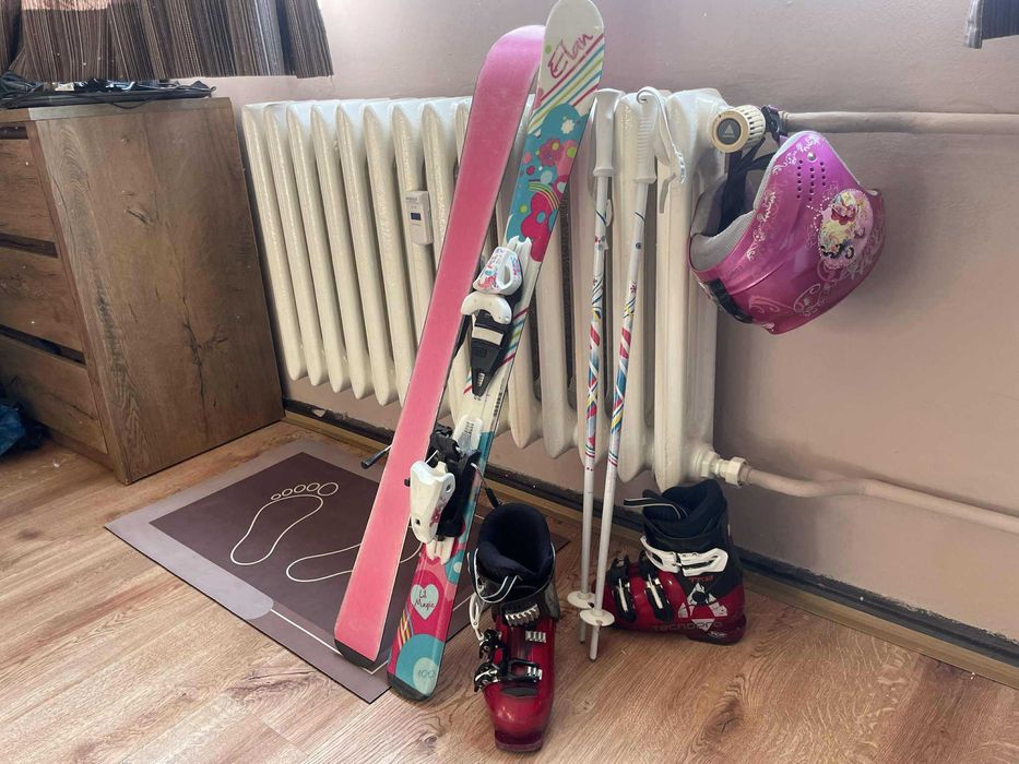 Детски Ски, обувки и каска