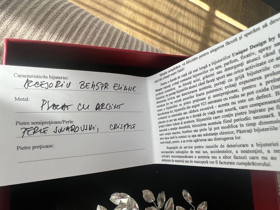 Accesoriu par mireasa