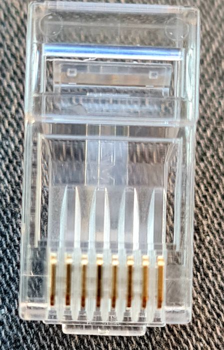 Лан конектор RJ 45 CAT 6 GOLD 22 microns за 100 бр.