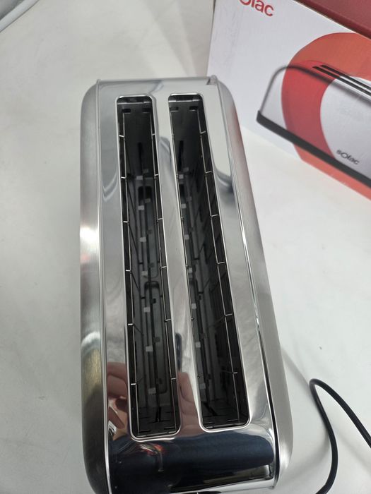 Тостер Solac Yé-Yé, 1400 W, 6 нива на препичане, два екстра дълги слота с променлива ширина