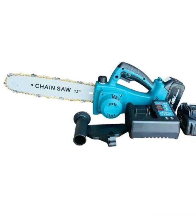 Акумулаторна резачка 25см и 30см 36V 8/10Ah, 2 батери+2 вериги