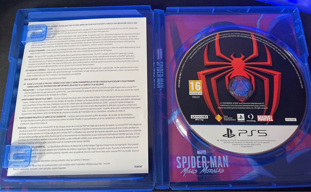 Marvel’s Spider-Man Miles Morales PS5 | Идеальное состояние