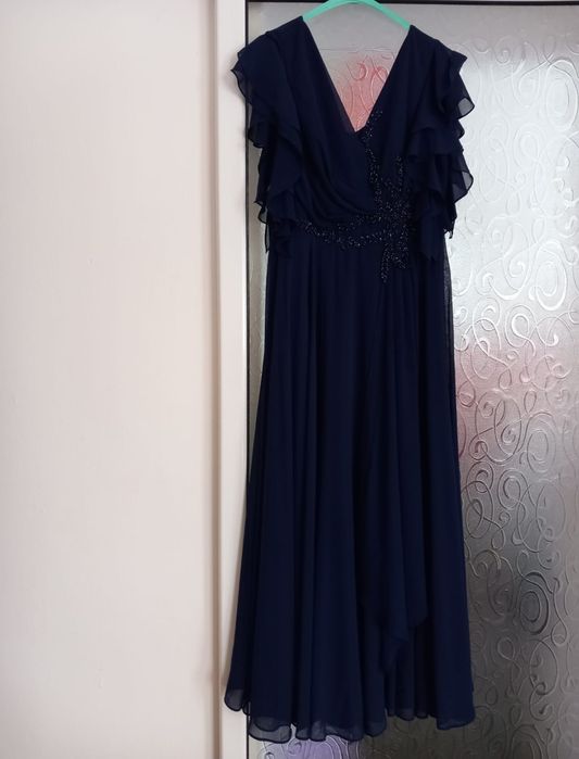 Rochie de ocazie marime 46 albastra noua
