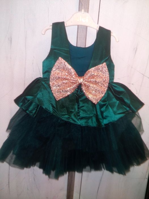 Нова детска официална рокля 2-3г