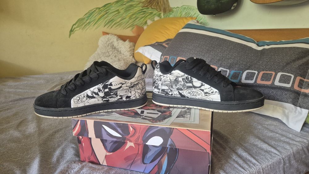 Deadpool Ct Graffik - Leather Shoes for Men