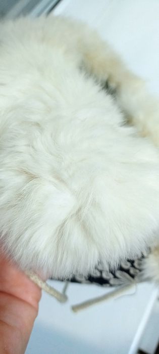 Шапка мех натуральный кролик