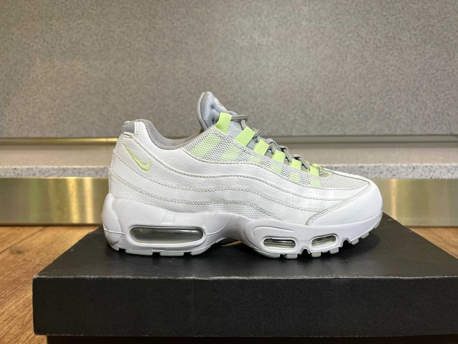 ОРИГИНАЛНИ *** Nike Air Max 95 " White Green Neon "