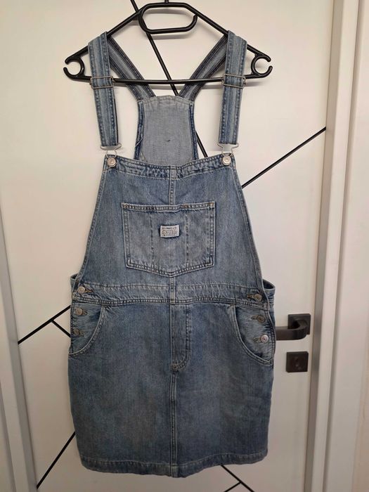 Salopetă scurtă damă Levi’s din denim, mărimea M