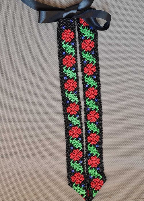 Cordon, brâu tradițional mărgele tricolor