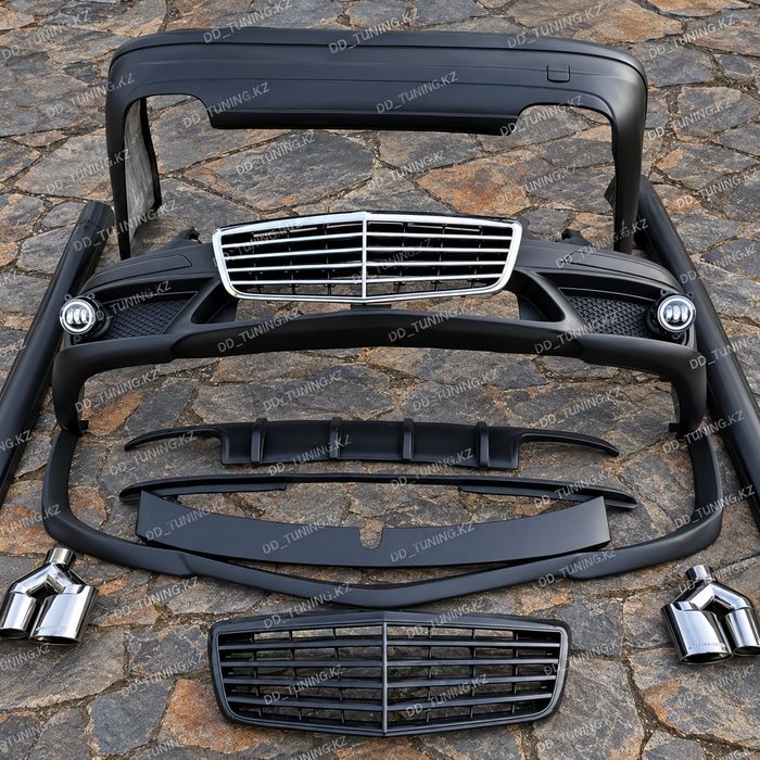 Диффузор Бампер Губа AMG 6.3 Мерседес w211